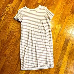 Cute striped t shirt dress